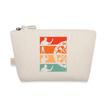 Dart Sport Retro Dartpfeil - Organic Pouch - nature - Front