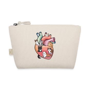 Cat Lover Originelles Geschenk für Enthusiasten - Bio-Täschchen - Natur - Vorne