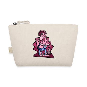 Me, Overthinking with My Cat - Organic Pouch - nature - Front