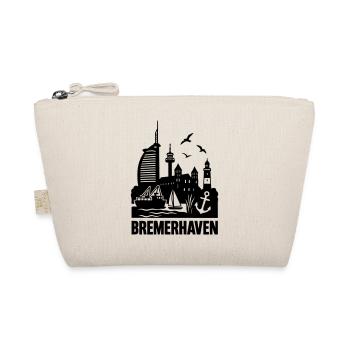 Bremerhaven Silhouette Skyline - Bio-Täschchen - Natur - Vorne