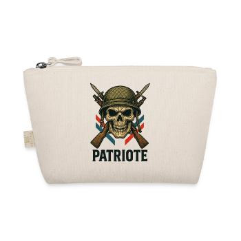 France - Patriot Military Helmet - Organic Pouch - nature - Front