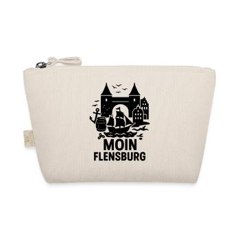 flensburg moin anker seefahrer - Bio-Täschchen - Natur - Vorne