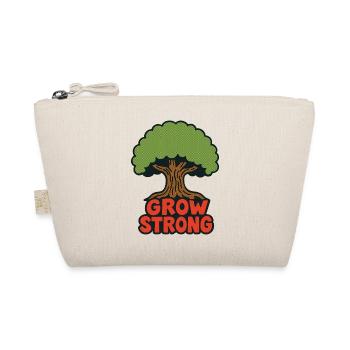 Grow Strong Tree Retro - Bio-Täschchen - Natur - Vorne