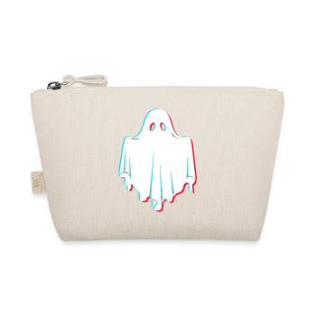 Geister Boo Glitch Hoodie Tasse Halloween Design - Bio-Täschchen - Natur - Vorne