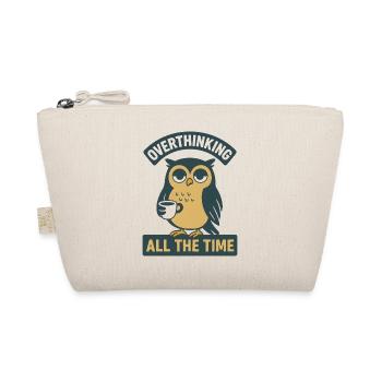 Always rethink owl motif - Organic Pouch - nature - Front