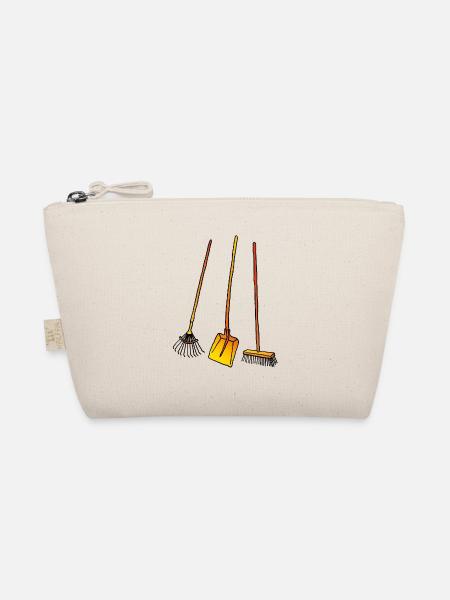 Leaf rake, shovel and broom - Organic Pouch - nature - Front