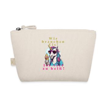 Einhorn Eis vs. Hitze - Organic Pouch - nature - Front