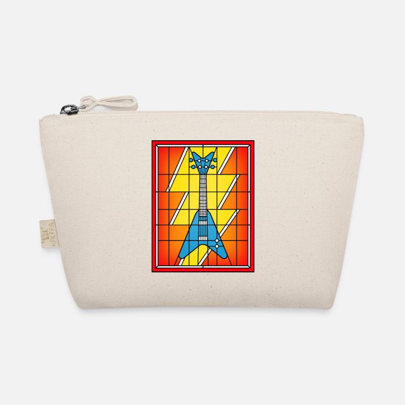 Stained Glass Guitar Organic Pouch