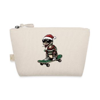 Snake Cobra Christmas Funny - Organic Pouch - nature - Front
