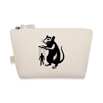Rat with human puppet - Organic Pouch - nature - Front