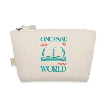 One Page Closer to Another World - Organic Pouch - nature - Front
