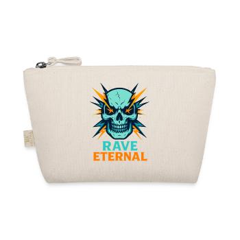 Rave Eternal – Skull Energy - Organic Pouch - nature - Front