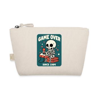 Game Over 1984 Retro Skeleton Arcade - Organic Pouch - nature - Front