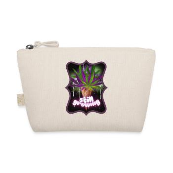 Still Growing Hemp Saying Plant - Organic Pouch - nature - Front