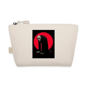 Night Vampire Nosferatu in front of red moon - Organic Pouch - nature - Front