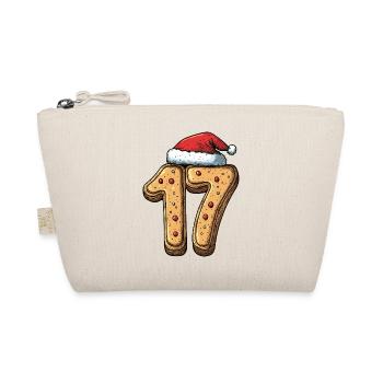 17 Number Cookie Christmas - Organic Pouch - nature - Front