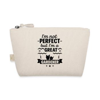Not perfect but a great gardener - Organic Pouch - nature - Front