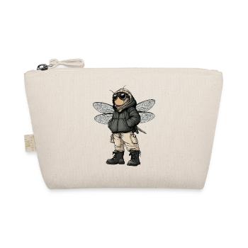 Libelle Cool Winter - Bio-Täschchen - Natur - Vorne