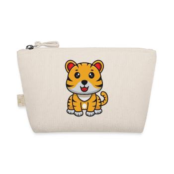 Tiger cartoon - Organic Pouch - nature - Front