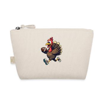 Thanksgiving Football Truthahn - Bio-Täschchen - Natur - Vorne