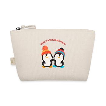 Happy penguin friends - Organic Pouch - nature - Front