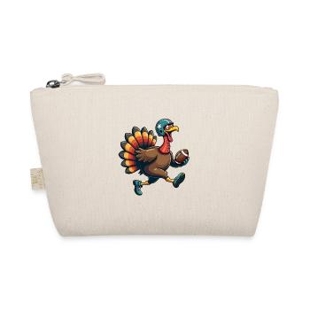 Thanksgiving Football Truthahn - Bio-Täschchen - Natur - Vorne
