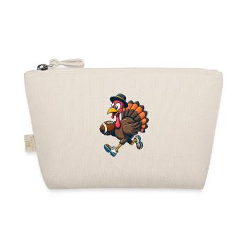 Thanksgiving Football Truthahn - Bio-Täschchen - Natur - Vorne