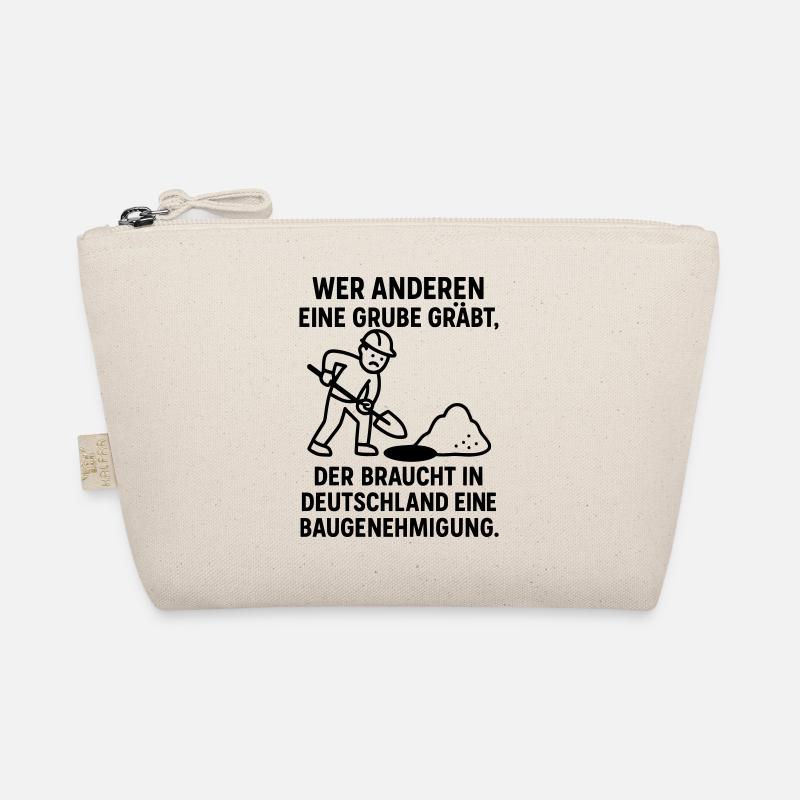 grube graben Bio-Täschchen