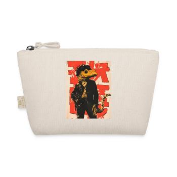 Dino Gecko Punk avec graffiti - Trousse biologique - nature - Devant