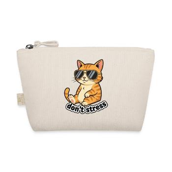 Dont Stress Cat - Organic Pouch - nature - Front