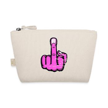 Doigt du milieu Doigt puant Baise Tu Design - Trousse biologique - nature - Devant