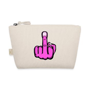 Doigt du milieu Doigt puant Baise Tu Design - Trousse biologique - nature - Devant