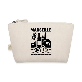Marseille Silhouette - Organic Pouch - nature - Front