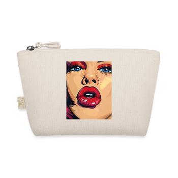 PopArt Lips Power Women Portrait - Trousse biologique - nature - Devant