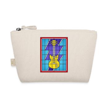 Stained Glass Yellow Electric Guitar - Organic Pouch - nature - Front