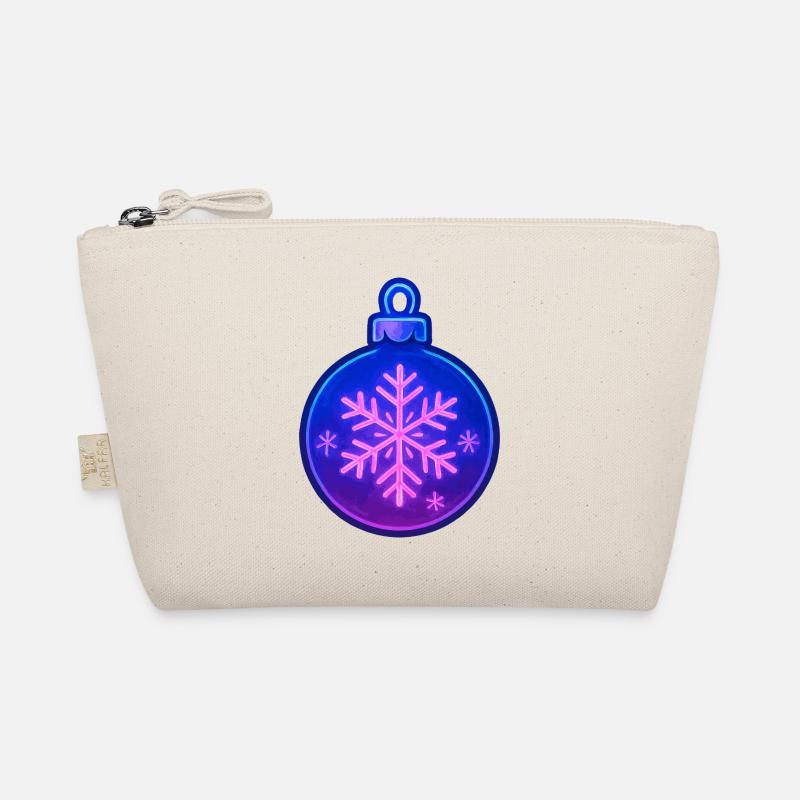 Christmas Ball Ornament Organic Pouch