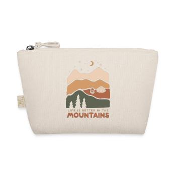 life is better in the mountains - Bio-Täschchen - Natur - Vorne