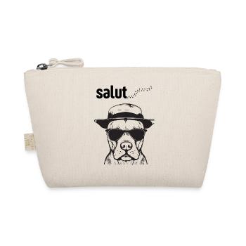 Cool Dog With Sunglasses – T-Shirt Chien Stylé ave - Trousse biologique - nature - Devant