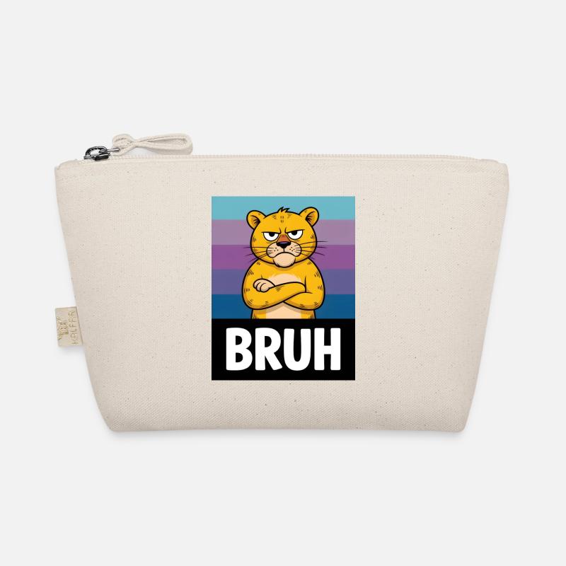 Grummel Katze BRUH Bio-Täschchen