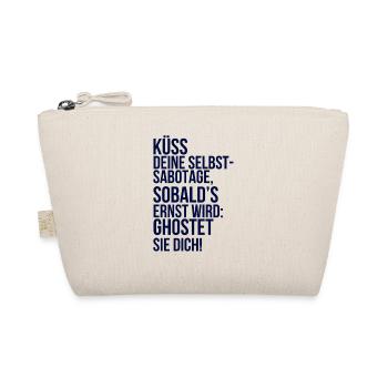 about going wild: Kiss your self-sabotage - Organic Pouch - nature - Front
