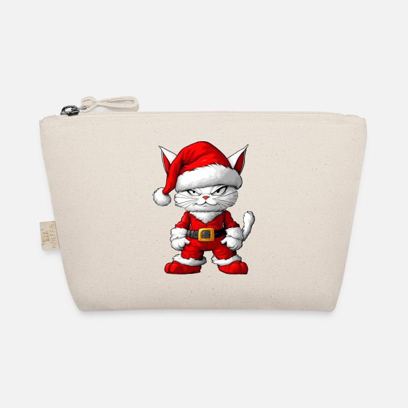 Christmas cat Organic Pouch