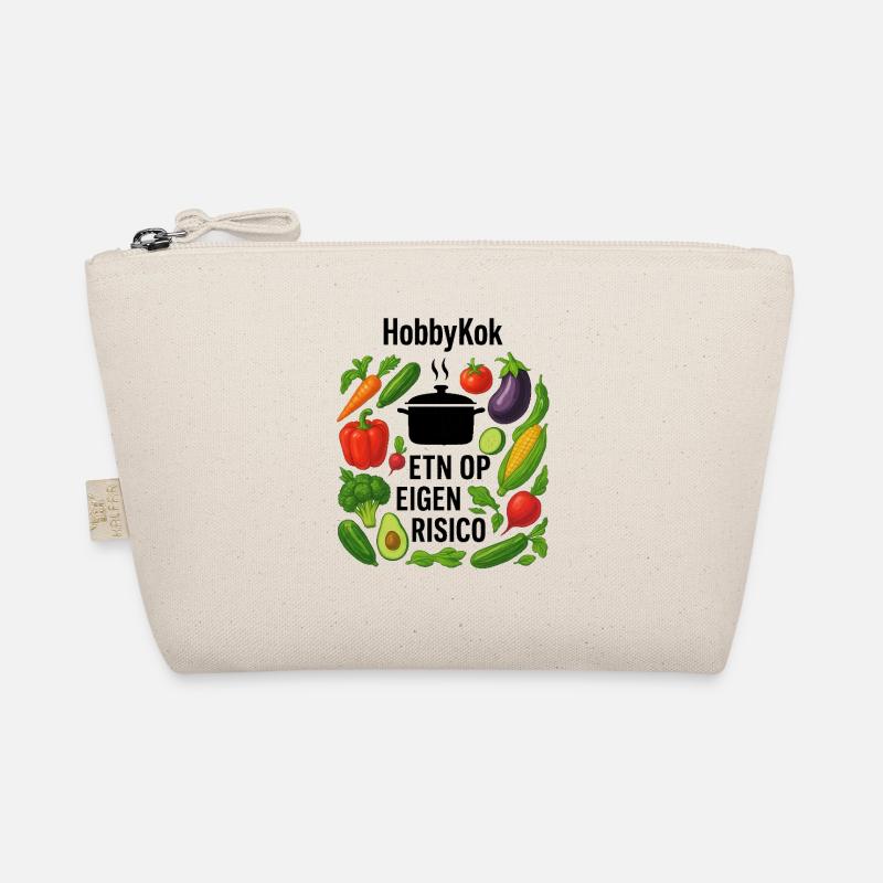 Vegetable Wreath Circle Design Organic Pouch