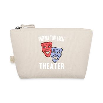 Theatre Actor Gift Ideas - Organic Pouch - nature - Front
