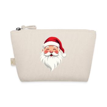 Santa Cheer Illustration - Organic Pouch - nature - Front