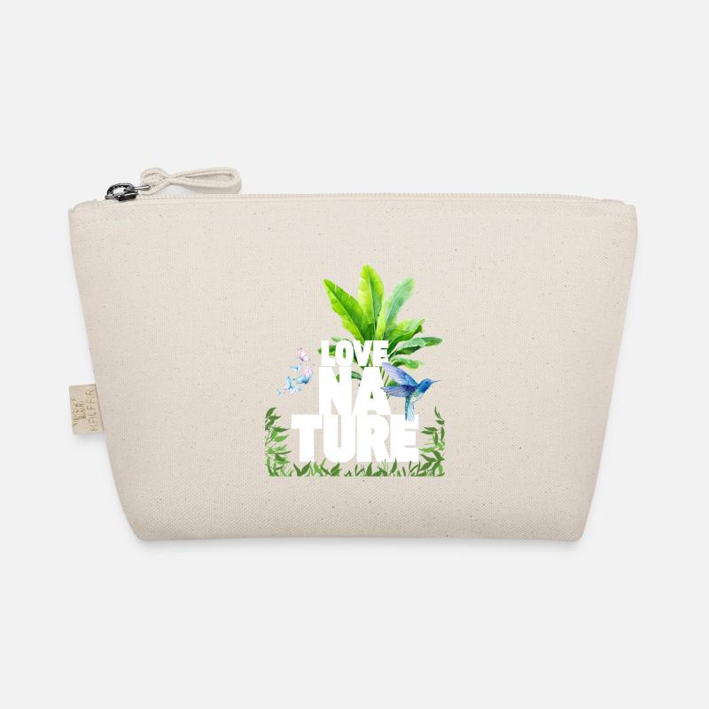 Liebe die Natur - Bio-Täschchen - Natur