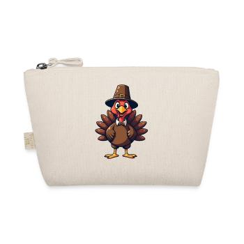 Thanksgiving Funny Thanksgiving Turkey - Organic Pouch - nature - Front