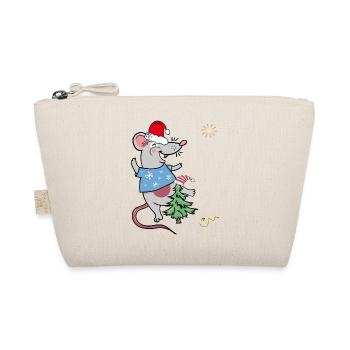 Souris de Noël avec sapin de Noël - Trousse biologique - nature - Devant