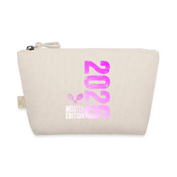 Tennis Meister Edition 2026 pink - Bio-Täschchen - Natur - Vorne