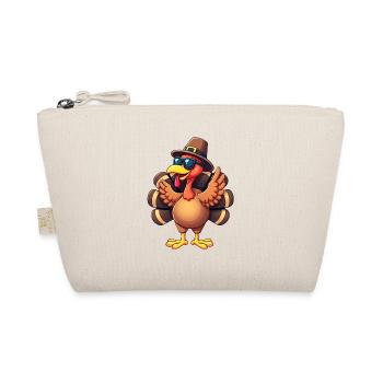 Thanksgiving Funny Thanksgiving Turkey - Organic Pouch - nature - Front