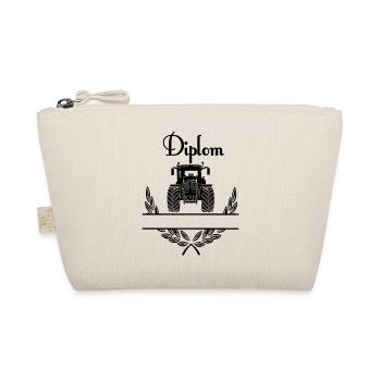 Diplom Tractor – Namensraum - Bio-Täschchen - Natur - Vorne